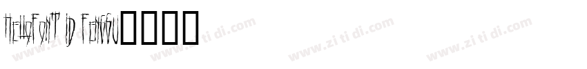 HelloFont ID FengGu字体转换
